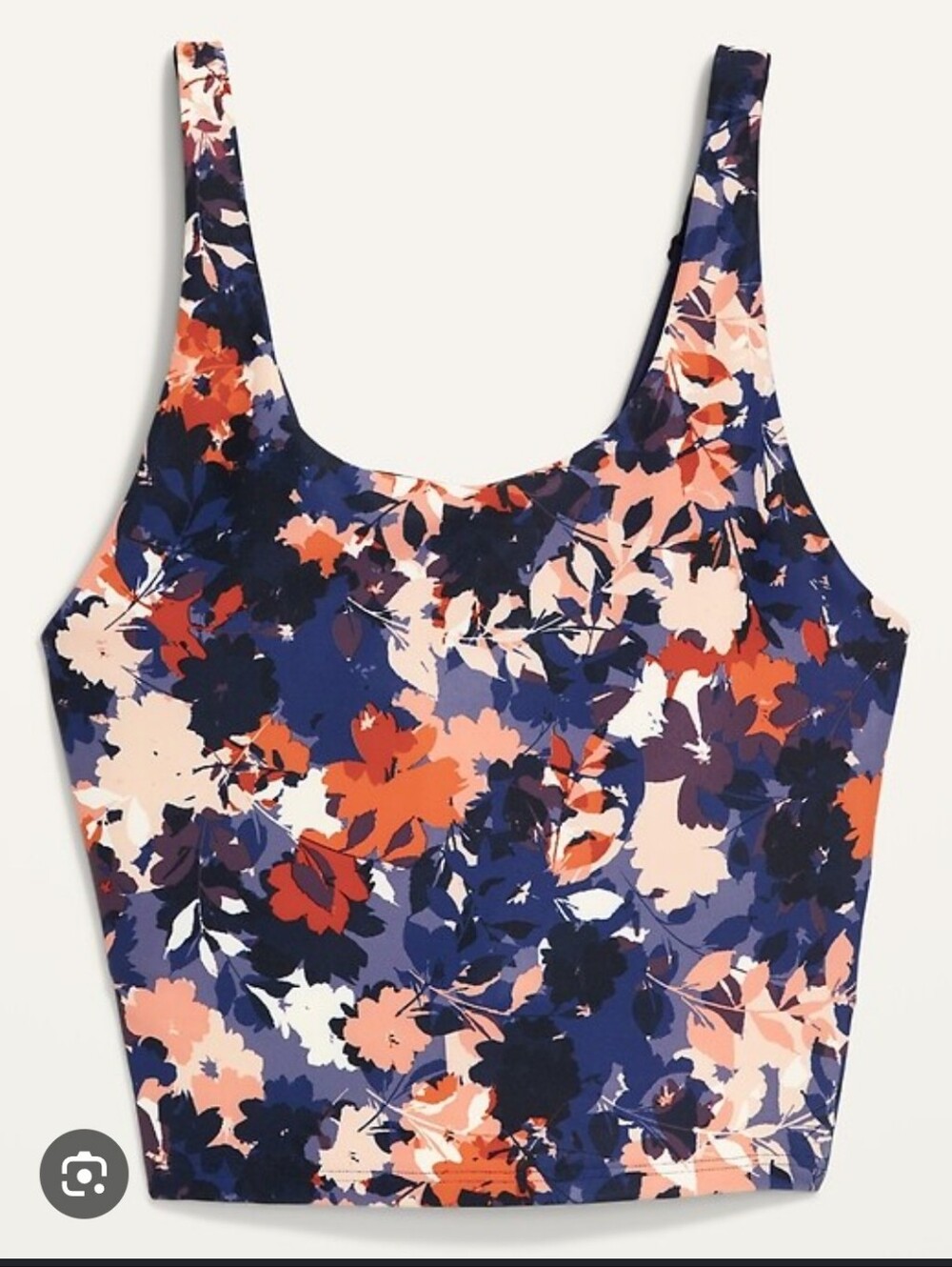 NWT Old Navy Light Support Powersoft Adjustable Longline Crossback Sport Bra XXL